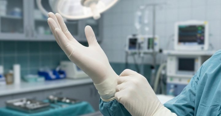 Sterile surgical gloves